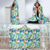 Load image into Gallery viewer, Lemur Colorful Pattern Print Hooded Blanket-grizzshop