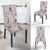 Lemur Pattern Print Chair Cover-grizzshop