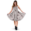 Lemur Pattern Print Dress-grizzshop