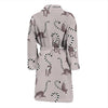 Lemur Pattern Print Men Long Robe-grizzshop