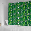 Lemur Print Pattern Bathroom Shower Curtain-grizzshop