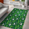 Lemur Print Pattern Floor Mat-grizzshop