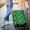 Lemur Print Pattern Luggage Cover Protector-grizzshop