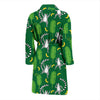 Lemur Print Pattern Men Long Robe-grizzshop