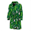 Lemur Print Pattern Men Long Robe-grizzshop