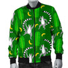 Lemur Print Pattern Men's Bomber Jacket-grizzshop