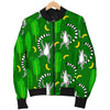 Lemur Print Pattern Men's Bomber Jacket-grizzshop