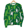 Lemur Print Pattern Women's Sweatshirt-grizzshop