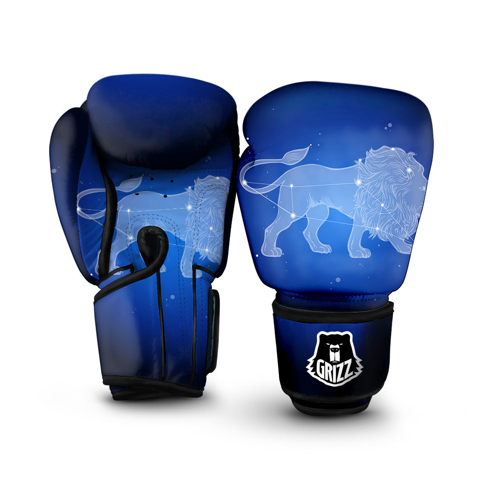 Leo Constellation Print Boxing Gloves-grizzshop