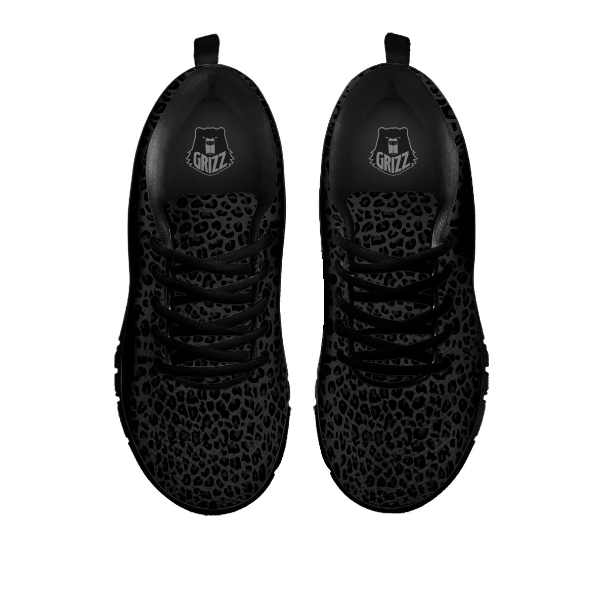 Leopard Black Print Black Sneaker-grizzshop