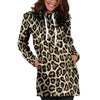 Leopard Hoodie Dress-grizzshop