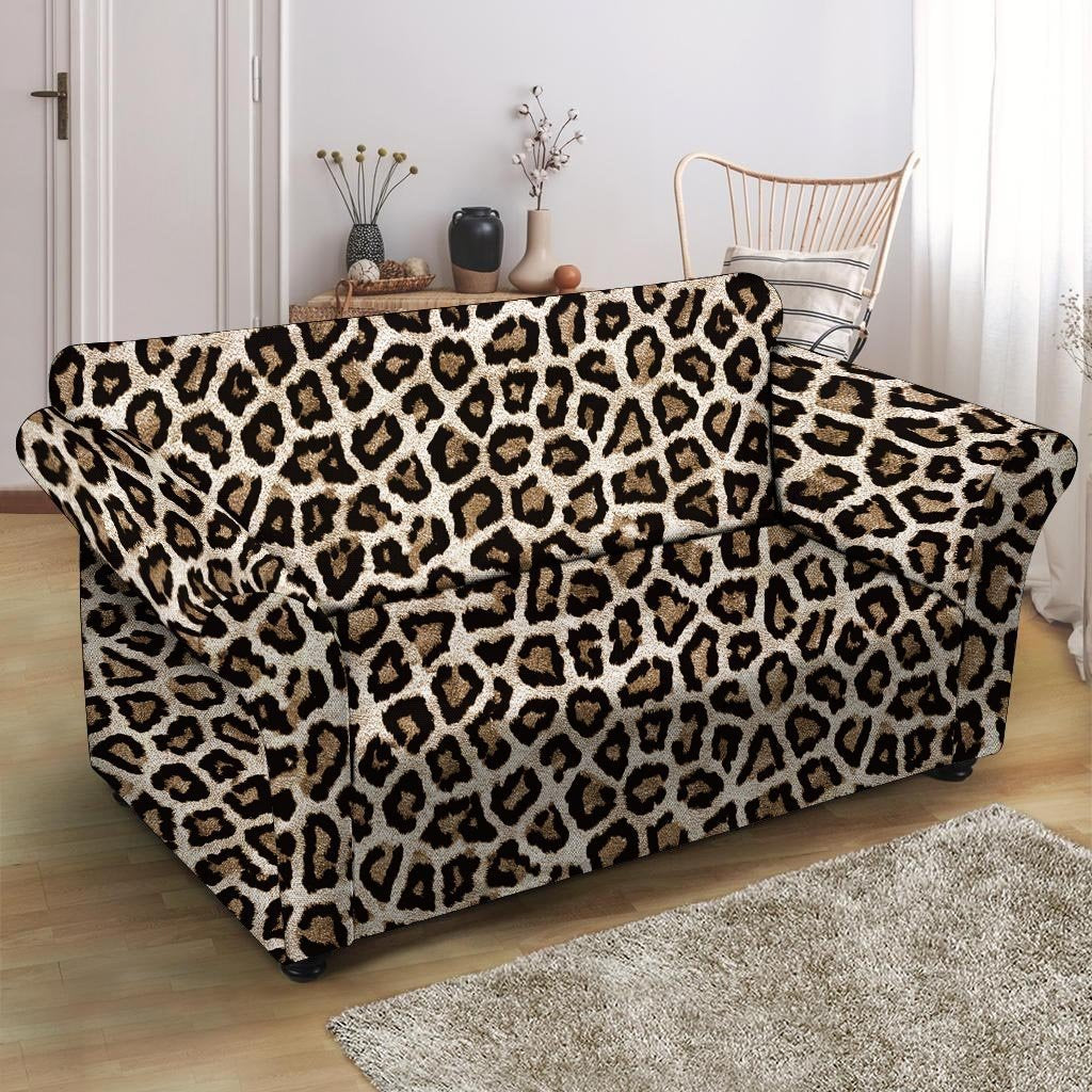 Leopard Loveseat Cover-grizzshop