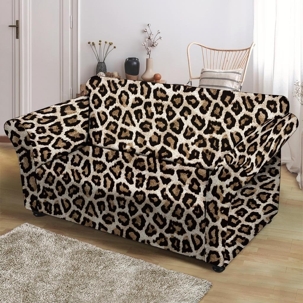 Leopard Loveseat Cover-grizzshop