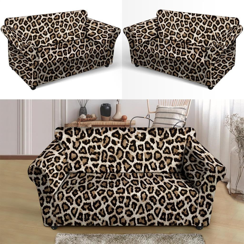 Leopard Loveseat Cover-grizzshop