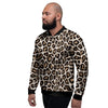 Leopard Men's Bomber Jacket-grizzshop