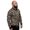 Leopard Men's Bomber Jacket-grizzshop