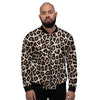 Leopard Men's Bomber Jacket-grizzshop