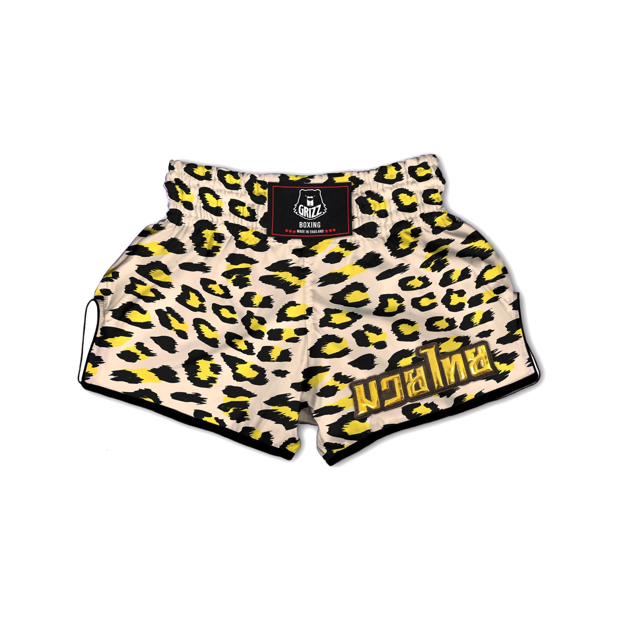 Leopard Muay Thai Boxing Shorts-grizzshop