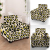 Leopard Print Armchair Cover-grizzshop