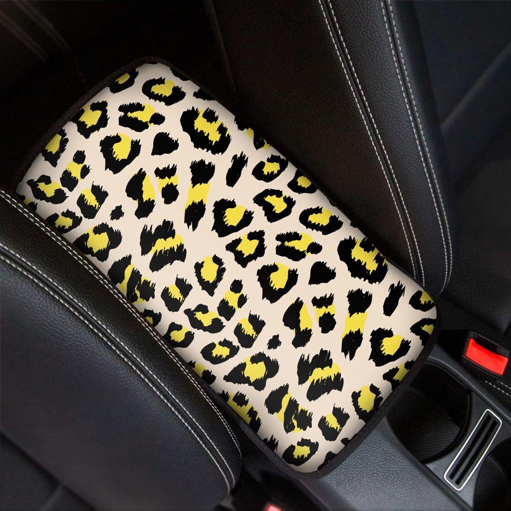 Leopard Print Car Console Cover-grizzshop