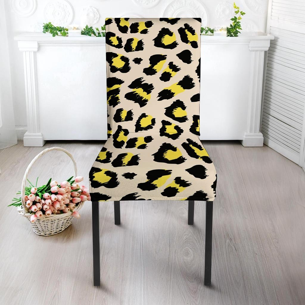 Leopard Print Chair Cover-grizzshop