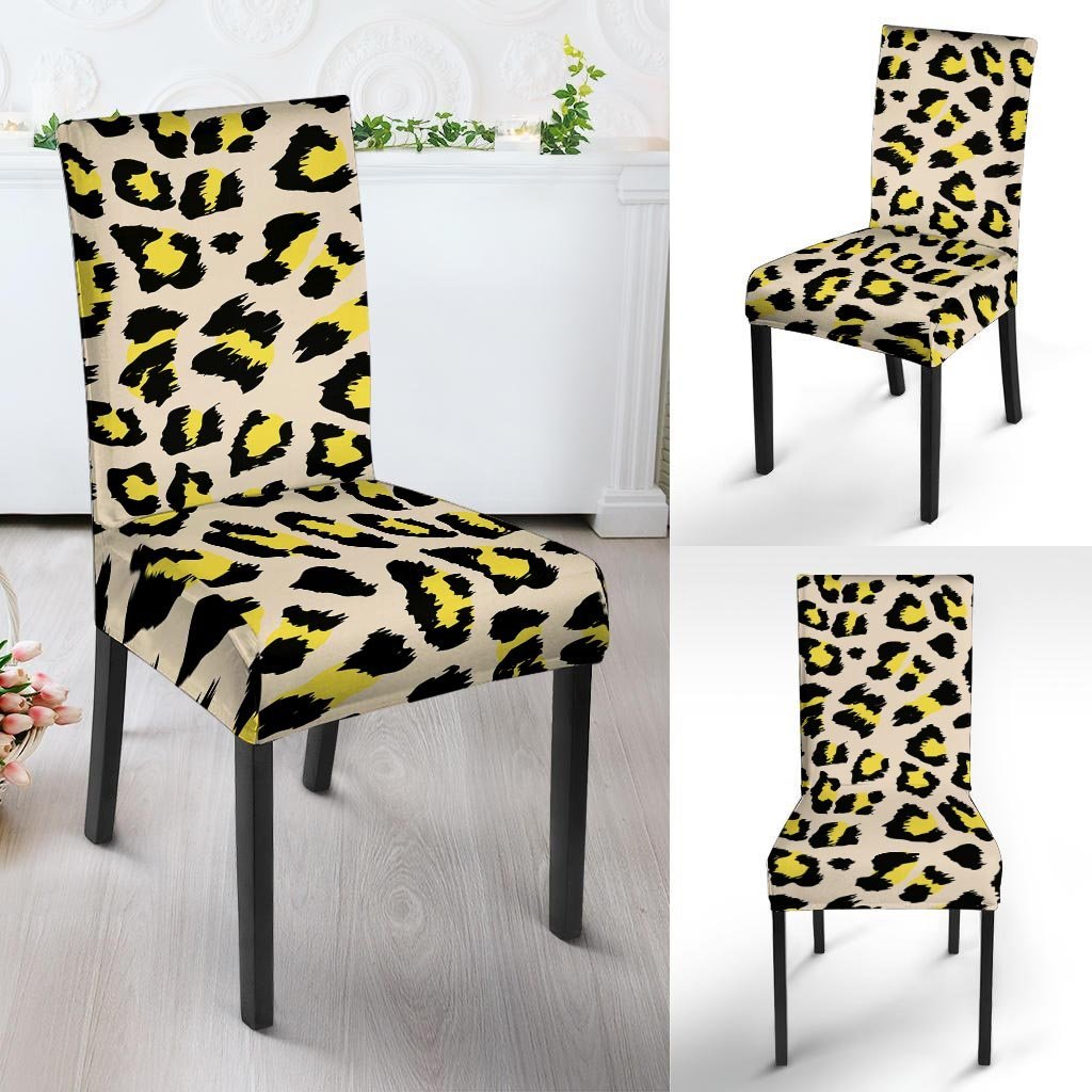 Leopard Print Chair Cover-grizzshop