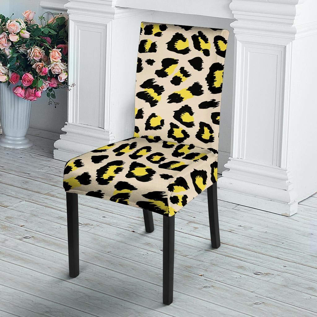 Leopard print best sale chair covers