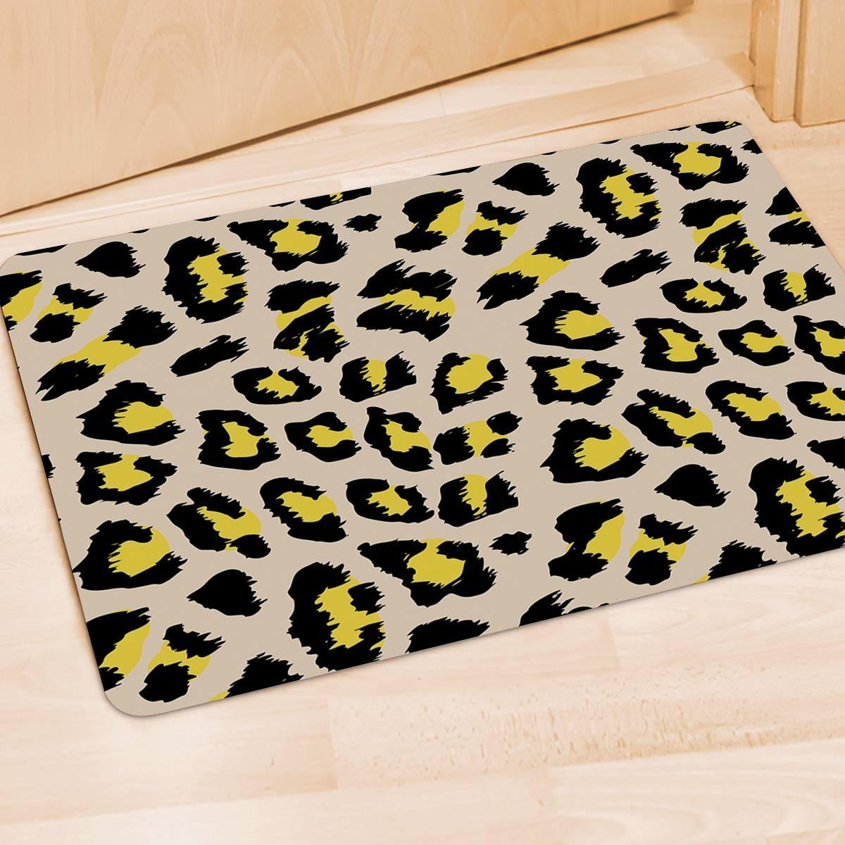 Leopard Print Door Mat-grizzshop