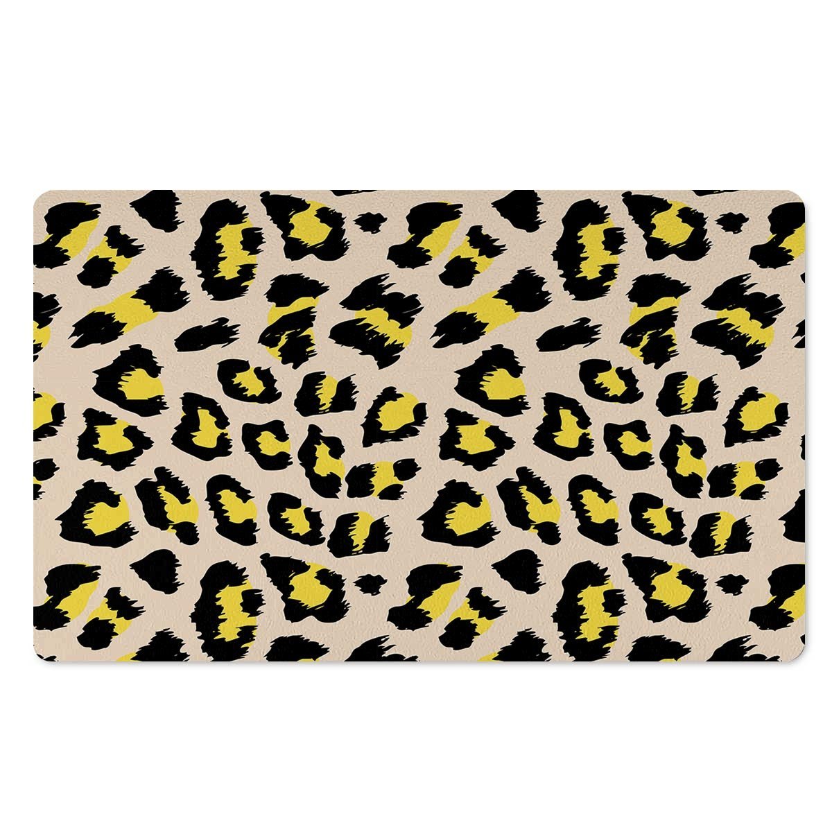 Leopard Print Door Mat-grizzshop