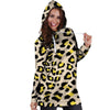 Leopard Print Hoodie Dress-grizzshop