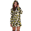 Leopard Print Hoodie Dress-grizzshop