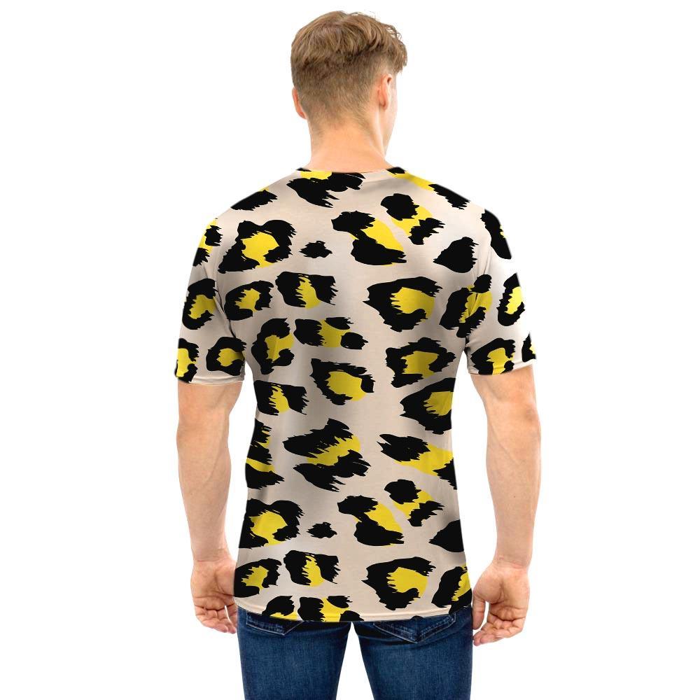 Leopard Print Men T Shirt-grizzshop