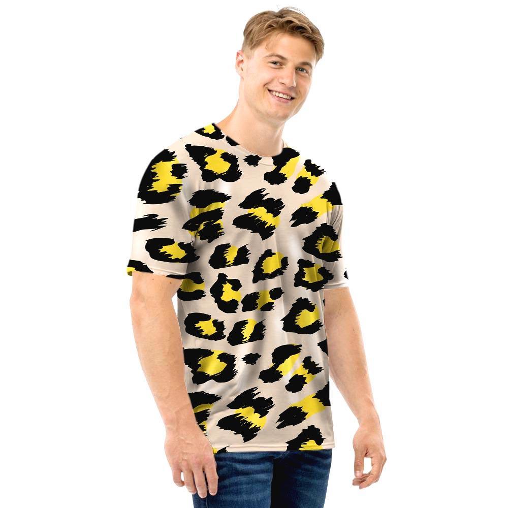 Leopard Print Men T Shirt-grizzshop