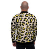 Leopard Print Men's Bomber Jacket-grizzshop