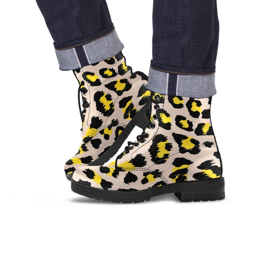 Leopard print best sale boots for men