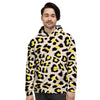 Leopard Print Men's Hoodie-grizzshop