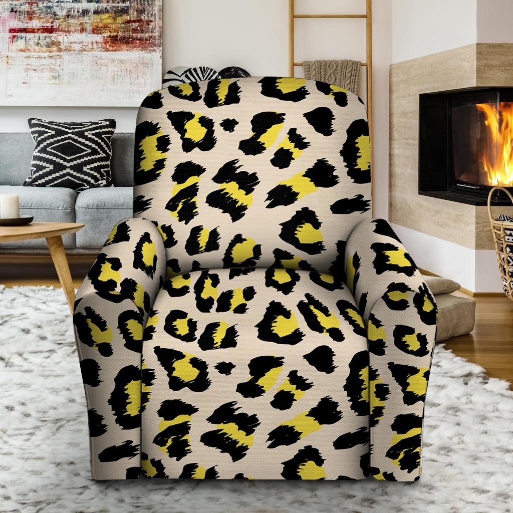 Leopard Print Recliner Cover-grizzshop