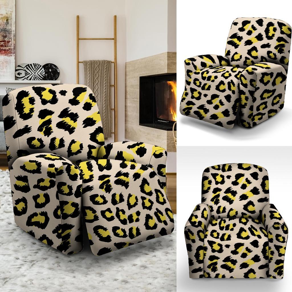 Leopard Print Recliner Cover-grizzshop