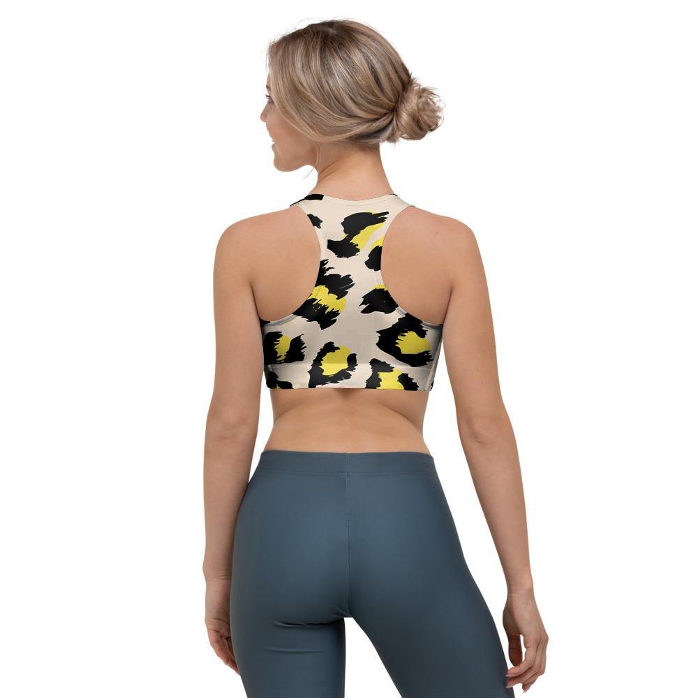 Leopard Print Sports Bra-grizzshop