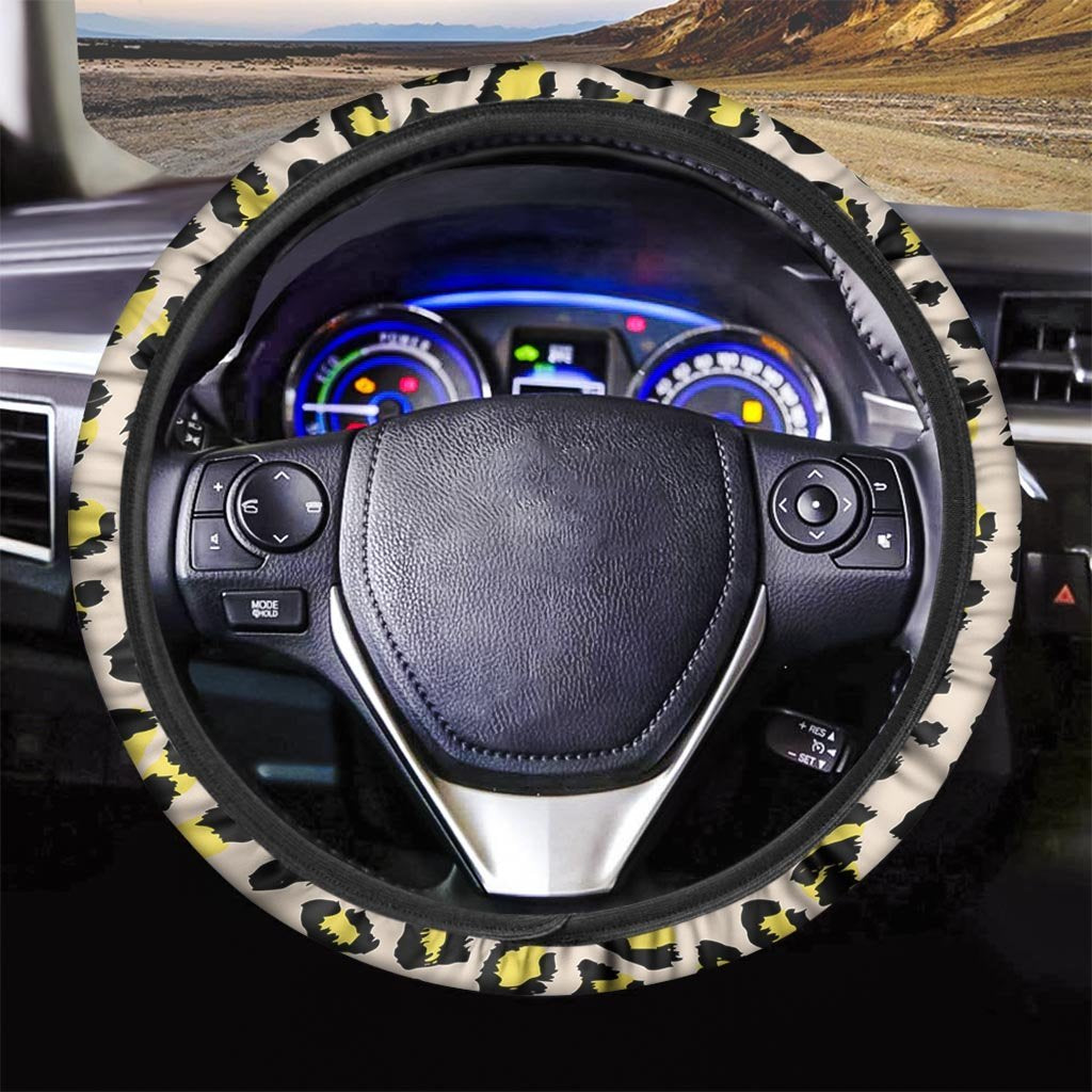 Leopard Print Steering Wheel Cover-grizzshop