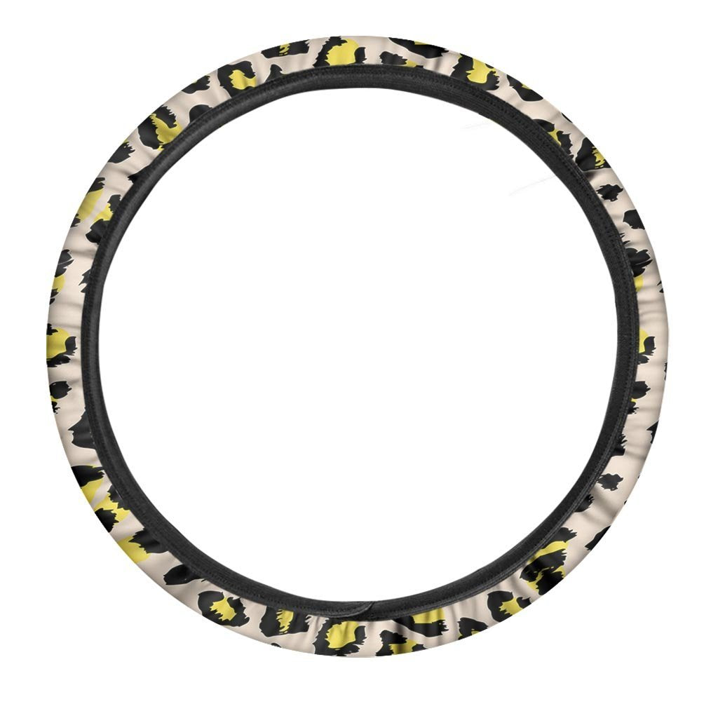 Leopard Print Steering Wheel Cover-grizzshop