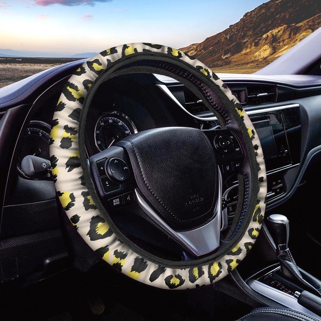 Leopard Print Steering Wheel Cover-grizzshop