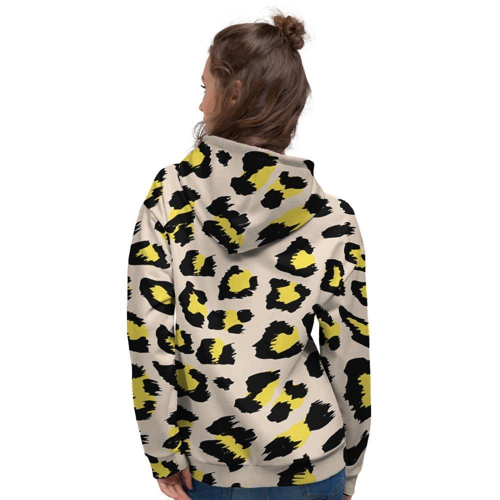 Leopard Print Women's Hoodie-grizzshop