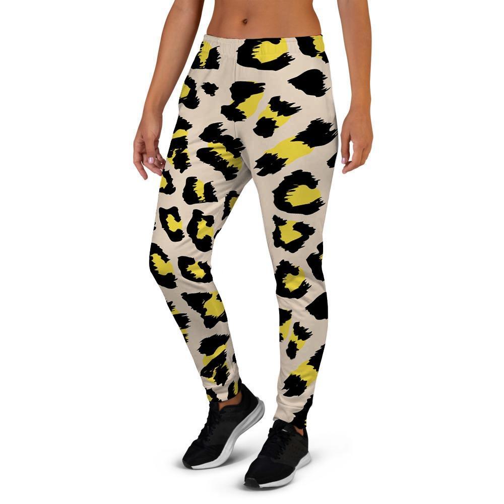 Leopard Print Women's Joggers-grizzshop