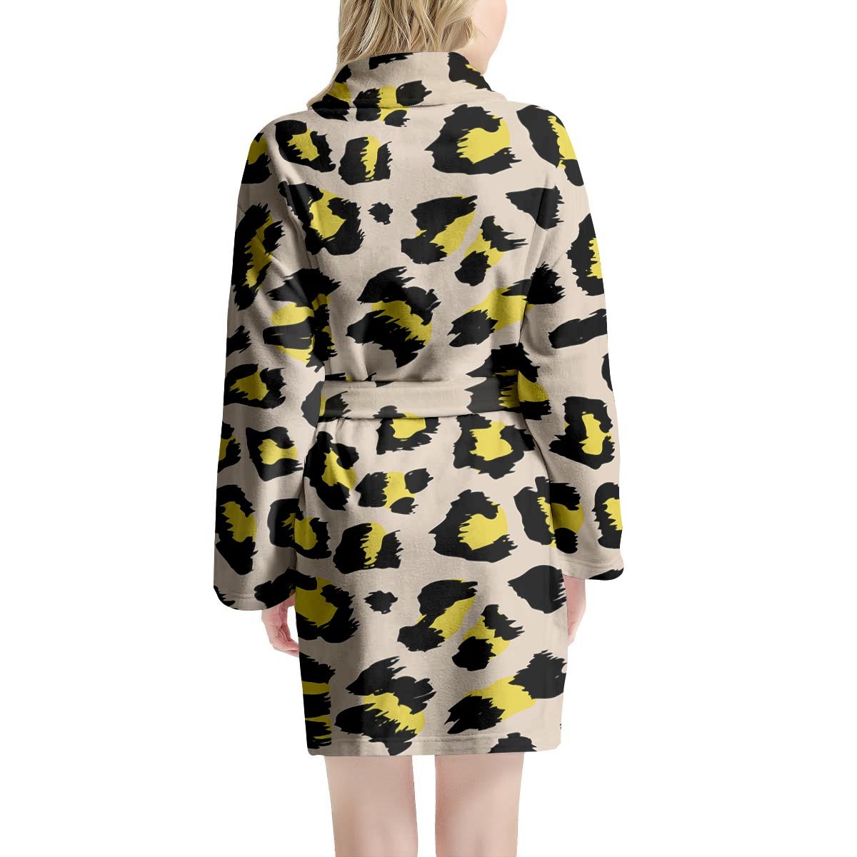 Leopard Print Women's Robe-grizzshop