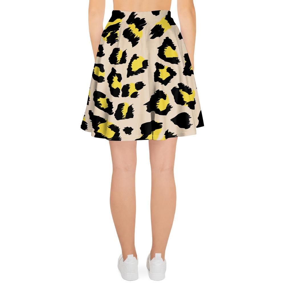 Leopard Print Women's Skirt-grizzshop