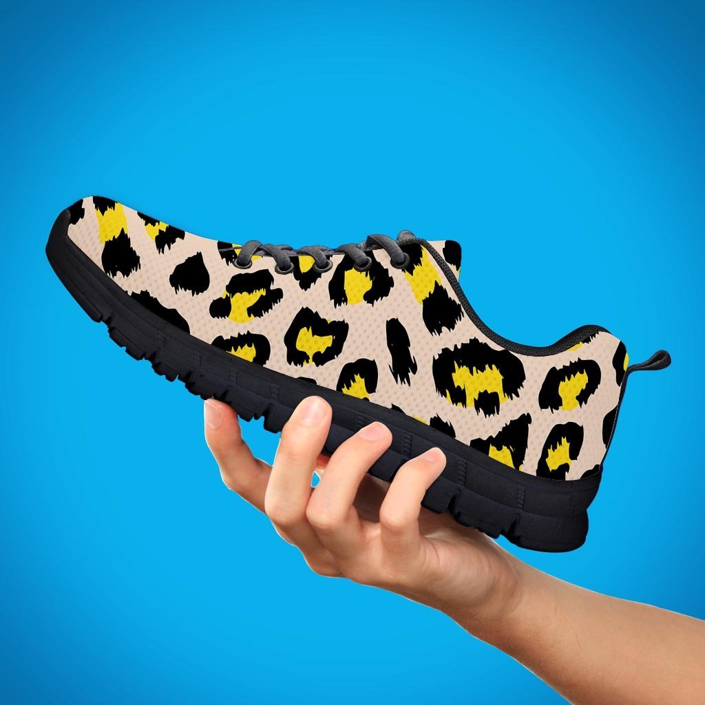 Leopard Print Women's Sneakers-grizzshop