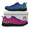 Leopard Rainbow Print Black Sneaker-grizzshop