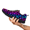 Leopard Rainbow Print Pattern Black Sneaker-grizzshop