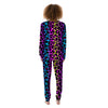 Leopard Rainbow Print Pattern Women's Pajamas-grizzshop